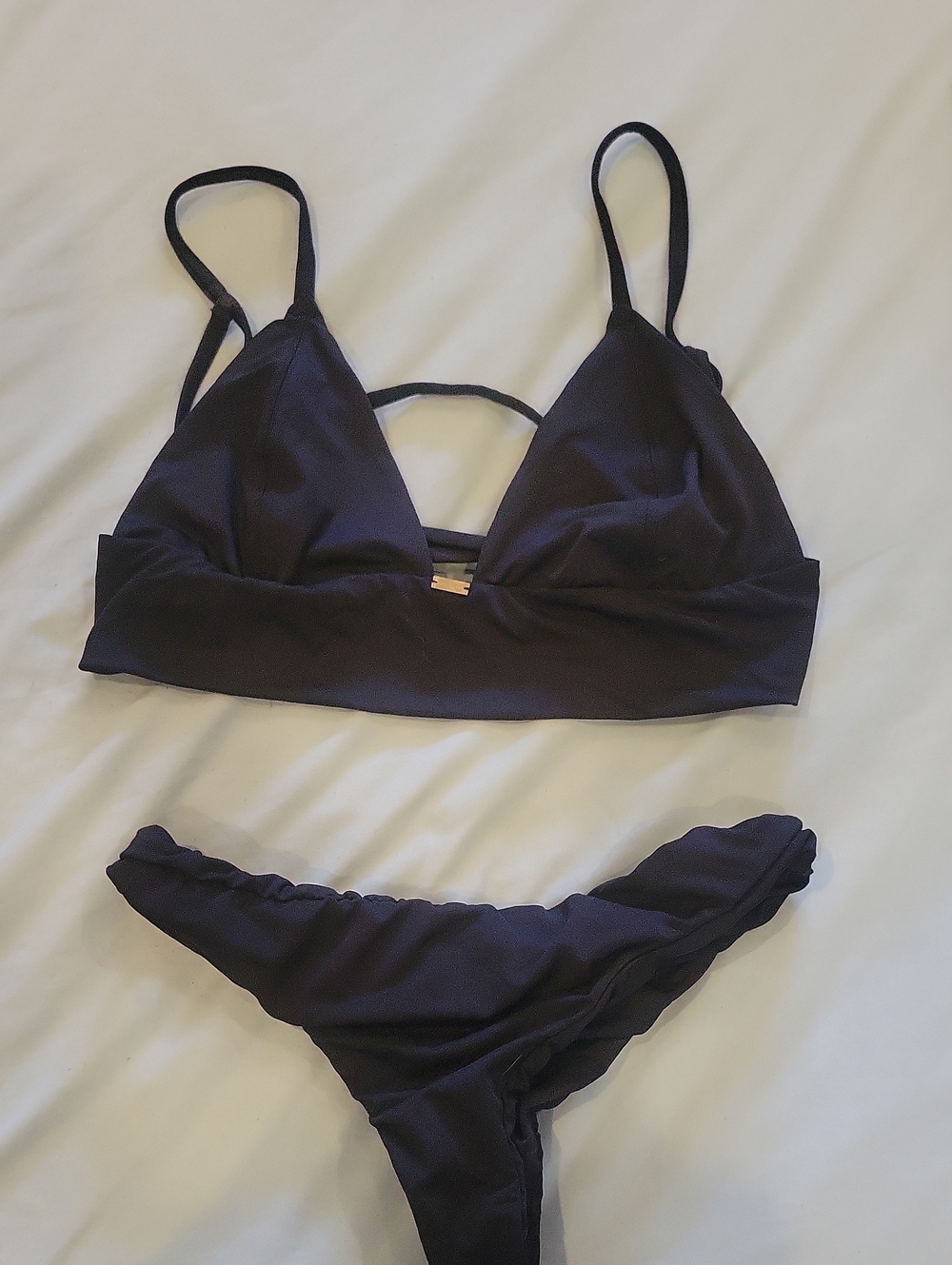 Gooseberry Intimates Black Bikini Set